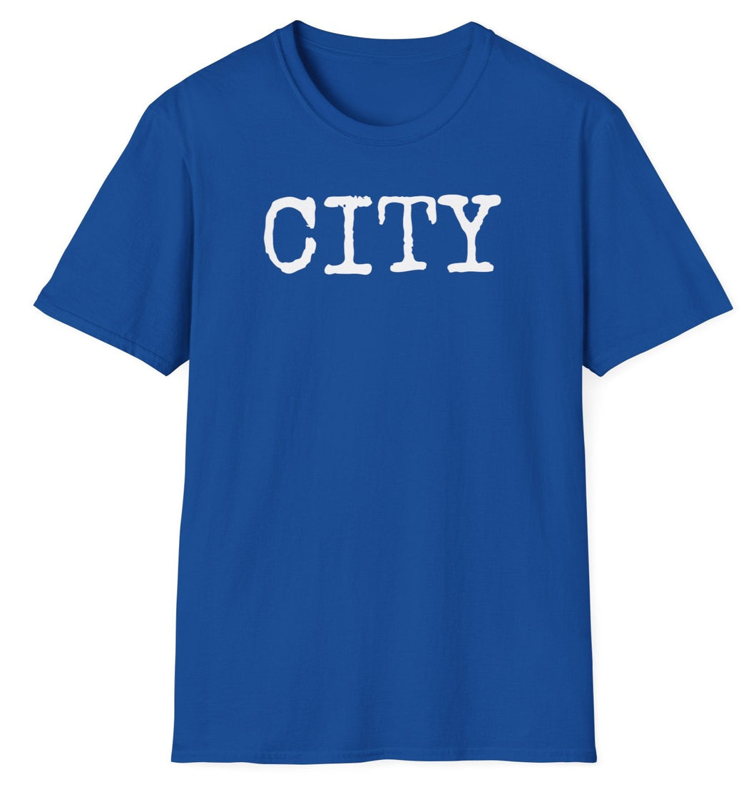 SS T-Shirt, City - Blue