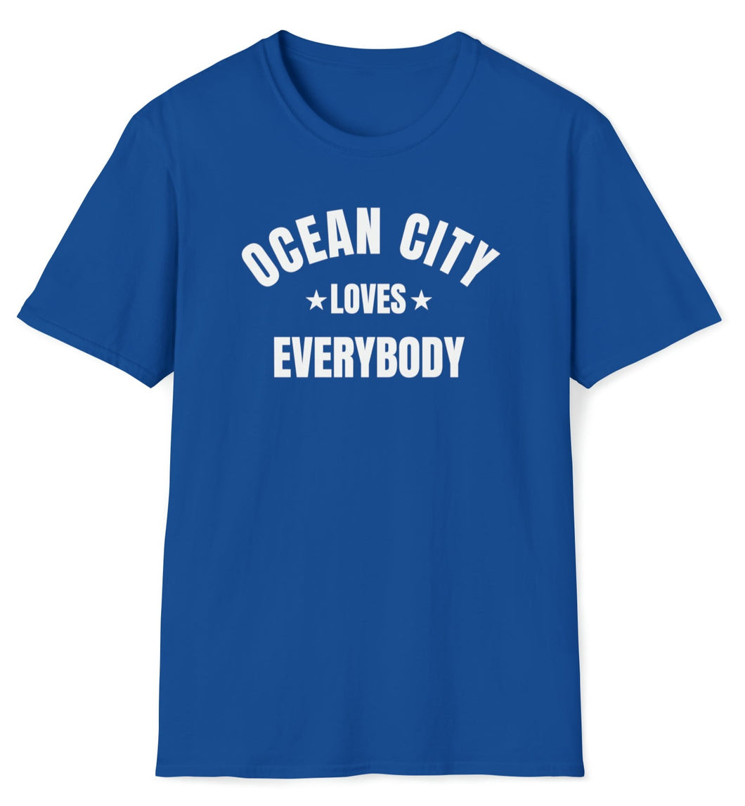 SS T-Shirt, DE Ocean City - Blue Backdrop