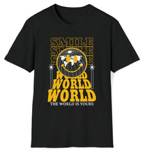 Load image into Gallery viewer, SS T-Shirt, Smile the World is Yours
