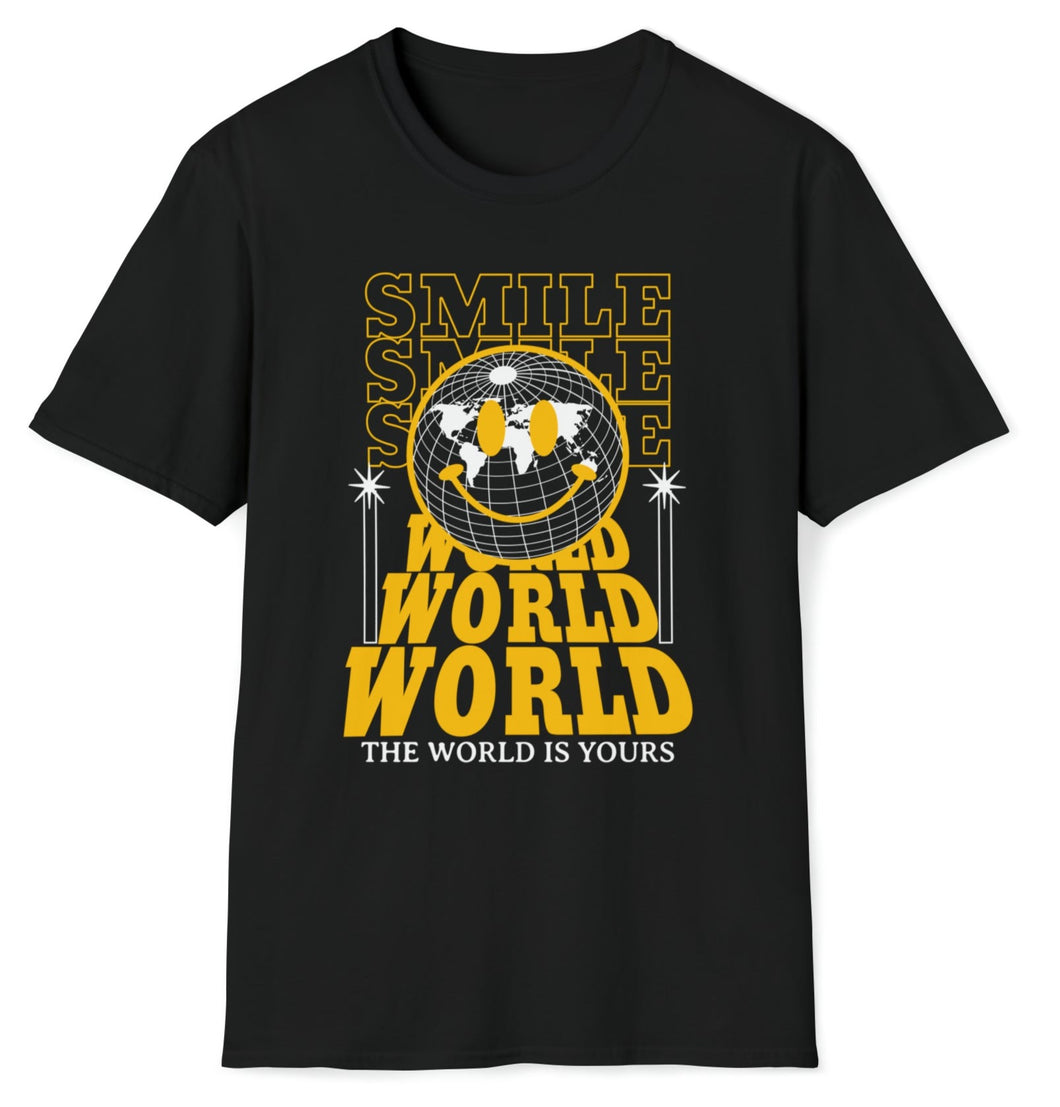 SS T-Shirt, Smile the World is Yours