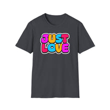 Load image into Gallery viewer, SS T-Shirt, Just Love - Multi Colors

