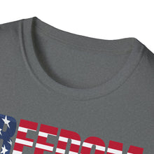 Load image into Gallery viewer, SS T-Shirt, Freedom Backdrop - Multi Colors
