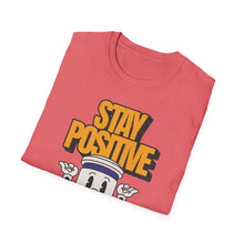 Load image into Gallery viewer, SS T-Shirt, Stay Positive - Multi Colors
