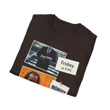 Load image into Gallery viewer, SS T-Shirt, Monday &amp; Friday - Multi Colors
