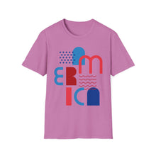 Load image into Gallery viewer, SS T-Shirt, America Abstract - Multi Colors
