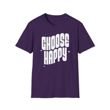 Load image into Gallery viewer, SS T-Shirt, Choose Happy - Multi Colors
