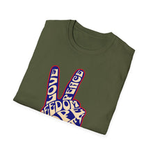 Load image into Gallery viewer, SS T-Shirt, Peace Sign - Multi Colors
