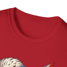 Load image into Gallery viewer, SS T-Shirt, One Cool Eagle - Multi Colors
