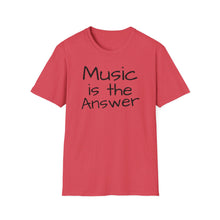 Load image into Gallery viewer, T-Shirt, Music is the Answer - Multi Colors
