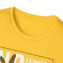 Load image into Gallery viewer, SS T-Shirt, No Farmers No Food- Multi Colors
