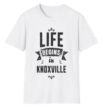 Load image into Gallery viewer, SS T-Shirt, Life Begins in Knoxville
