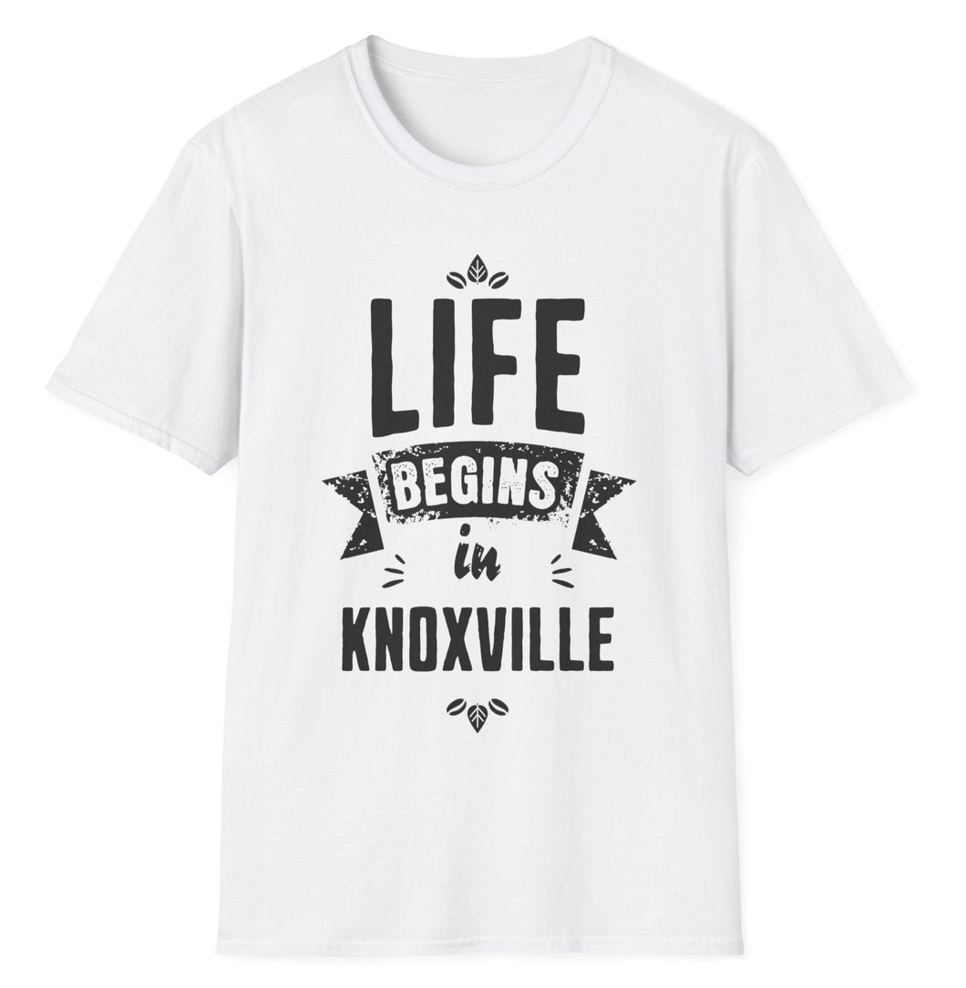 SS T-Shirt, Life Begins in Knoxville