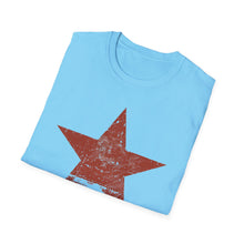 Load image into Gallery viewer, SS T-Shirt, Distressed Star - Red - Multi Colors

