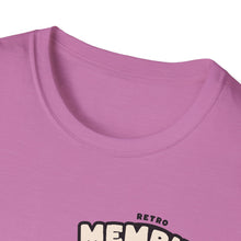 Load image into Gallery viewer, SS T-Shirt, Retro Memphis Mic on the Chest - Multi Colors
