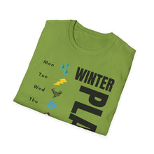 Load image into Gallery viewer, SS T-Shirt, Winter Plans - Multi Colors

