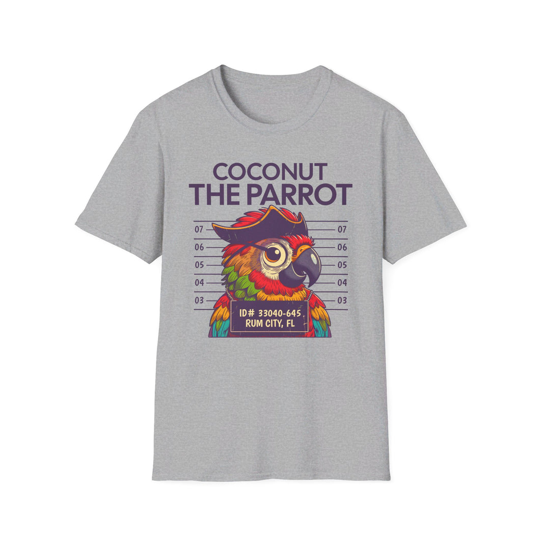 SS T-Shirt, Coconut the Parrot