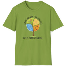 Load image into Gallery viewer, SS T-Shirt, Stronger Together Pittsburgh - Multi Colors

