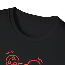 Load image into Gallery viewer, T-Shirt, Seven Deadly Sins - Multi Colors
