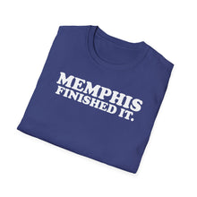 Load image into Gallery viewer, SS T-Shirt, Memphis Finished It. - Multi Colors
