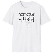Load image into Gallery viewer, SS T-Shirt, Namaste - Multi Colors

