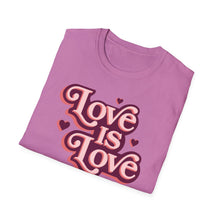 Load image into Gallery viewer, SS T-Shirt, Love Is Love - Multi Colors
