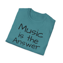 Load image into Gallery viewer, T-Shirt, Music is the Answer - Multi Colors
