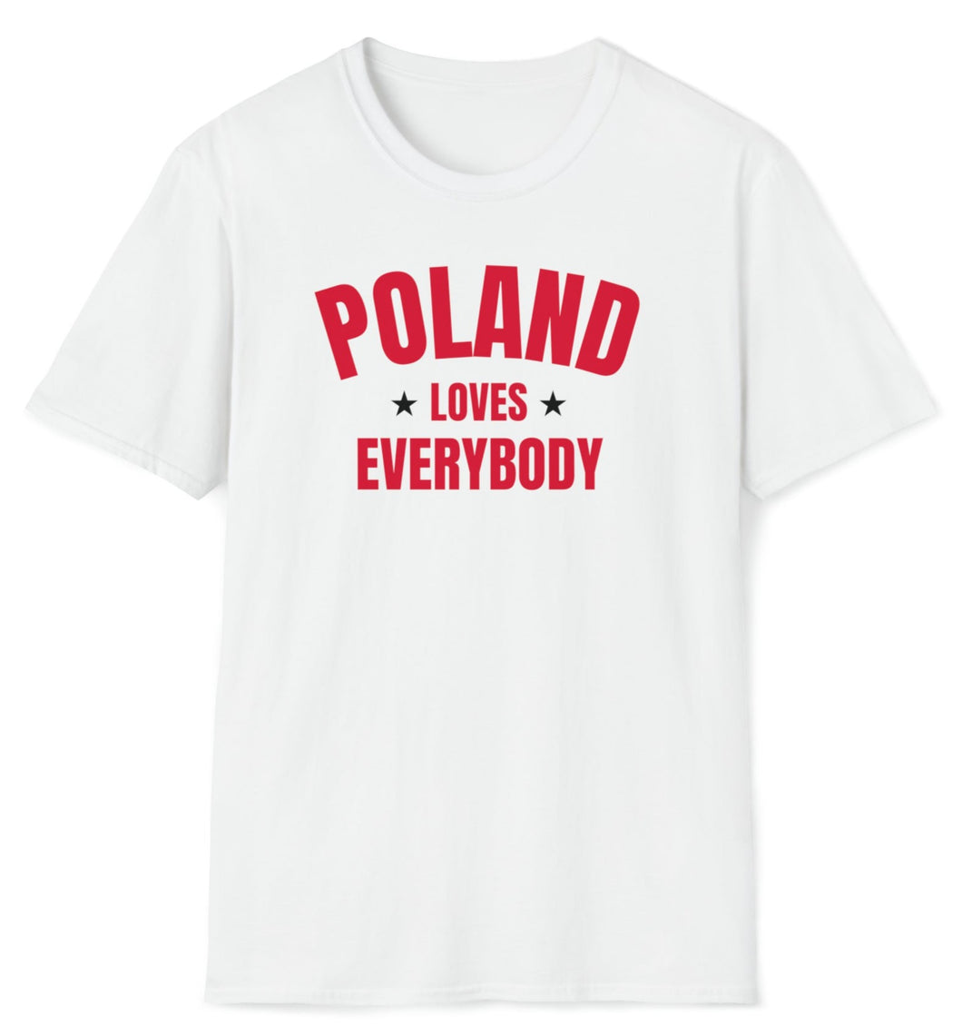 SS T-Shirt, PO Poland - Red