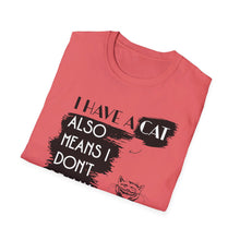Load image into Gallery viewer, SS T-Shirt, I Have A Cat - Multi Colors

