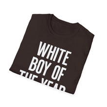 Load image into Gallery viewer, SS T-Shirt, White Boy of the Year - Multi Colors
