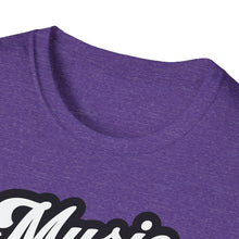 Load image into Gallery viewer, SS T-Shirt, Music Lives Here White - Multi Colors
