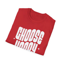 Load image into Gallery viewer, SS T-Shirt, Choose Happy - Multi Colors
