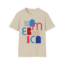 Load image into Gallery viewer, SS T-Shirt, America Abstract - Multi Colors
