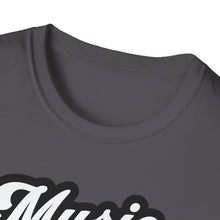 Load image into Gallery viewer, SS T-Shirt, Music Lives Here White - Multi Colors
