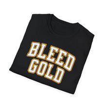 Load image into Gallery viewer, T-Shirt, Bleed Gold- Black
