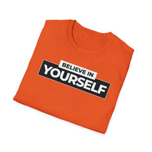 Load image into Gallery viewer, SS T-Shirt, Believe in Yourself - Multi Colors
