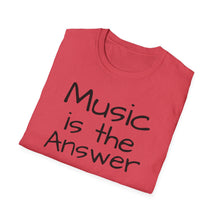 Load image into Gallery viewer, T-Shirt, Music is the Answer - Multi Colors
