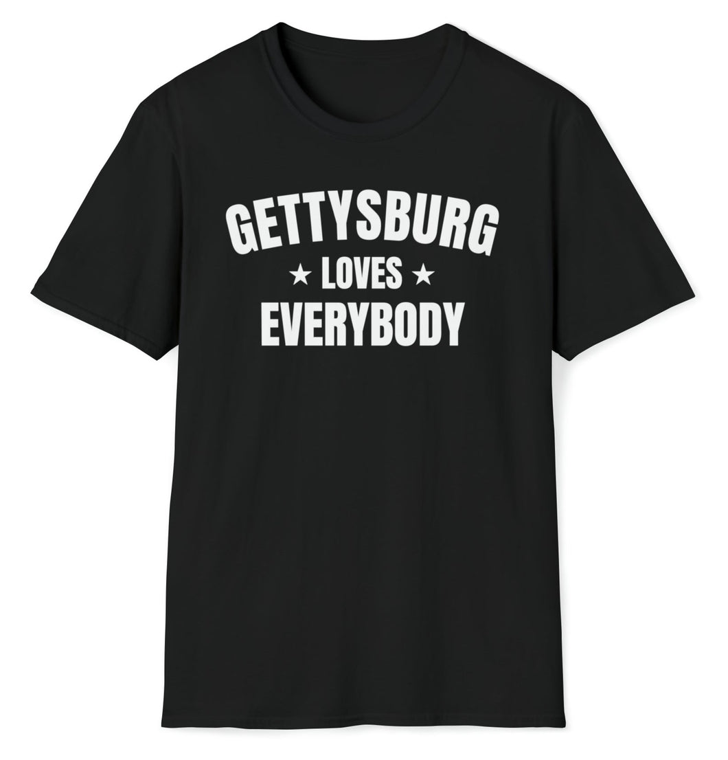 SS T-Shirt, PA Gettysburg - Black