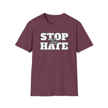 Load image into Gallery viewer, SS T-Shirt, Stop the Hate - Multi Colors
