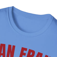 Load image into Gallery viewer, SS T-Shirt, CA San Fran - Scarlet Multi Colors
