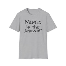 Load image into Gallery viewer, T-Shirt, Music is the Answer - Multi Colors

