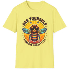 Load image into Gallery viewer, SS T-Shirt, Bee Yourself - Multi Colors
