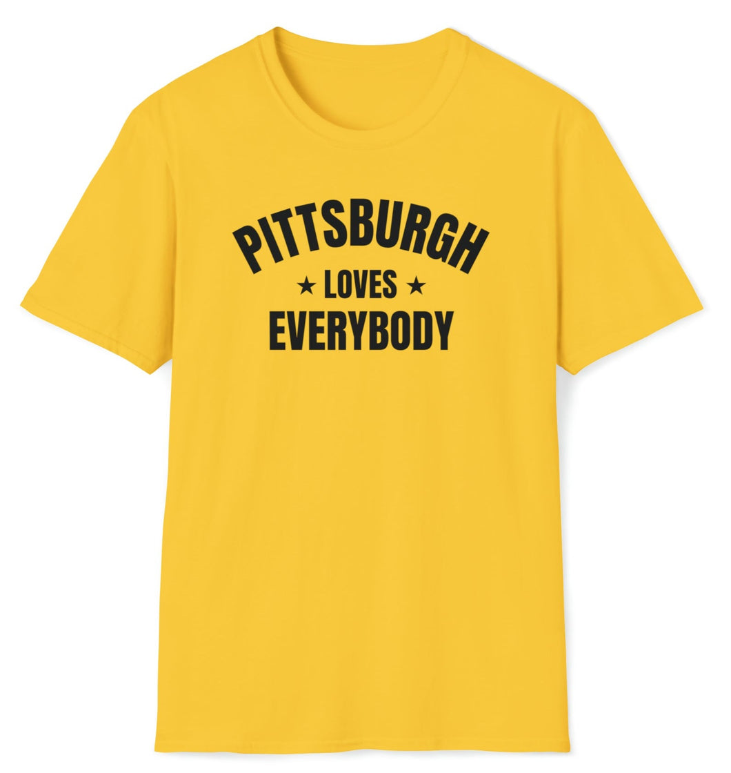 SS T-Shirt, PA Pittsburgh - Yellow
