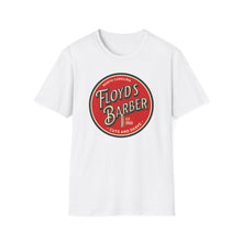 Load image into Gallery viewer, SS T-Shirt, Floyd&#39;s Barber - Multi Colors
