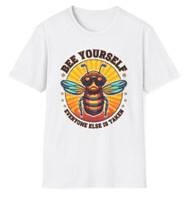 Load image into Gallery viewer, SS T-Shirt, Bee Yourself - Multi Colors
