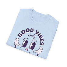 Load image into Gallery viewer, SS T-Shirt, Good Vibes Social Club  - Multi Colors
