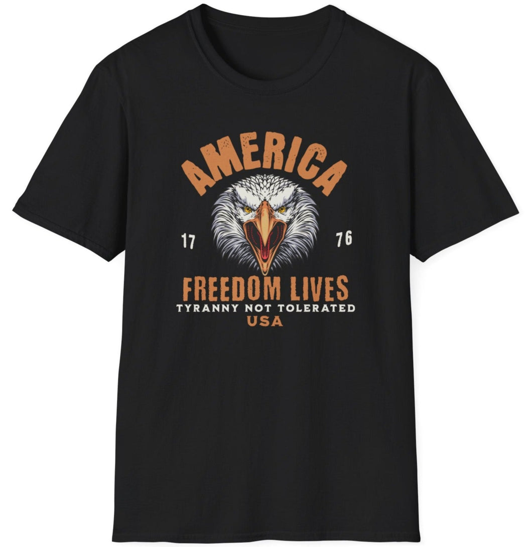SS T-Shirt, America Freedom Lives