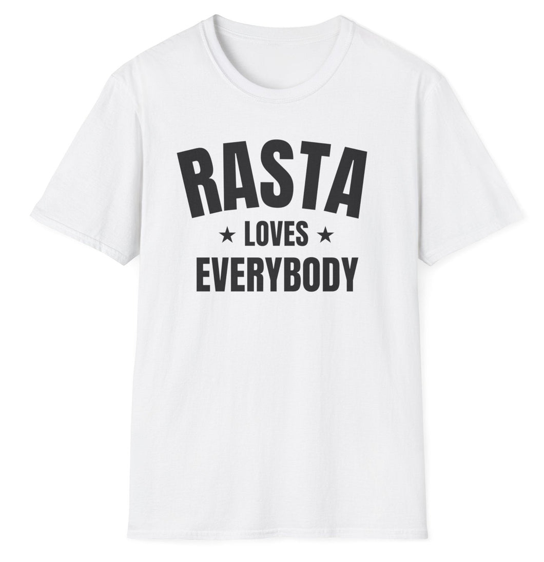SS T-Shirt, JA Rasta - White