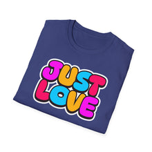 Load image into Gallery viewer, SS T-Shirt, Just Love - Multi Colors
