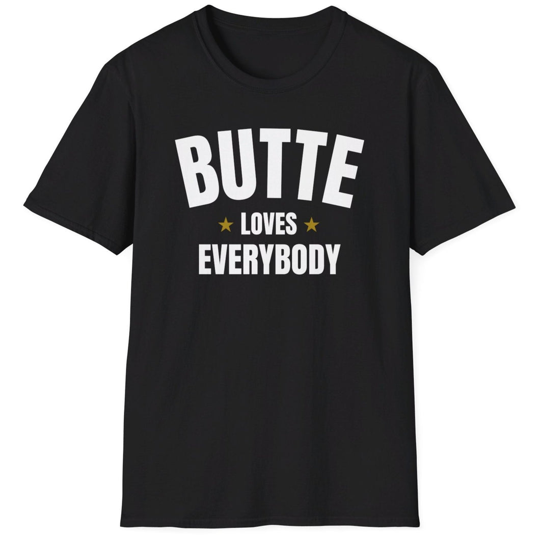 SS T-Shirt, MT Butte - Gold