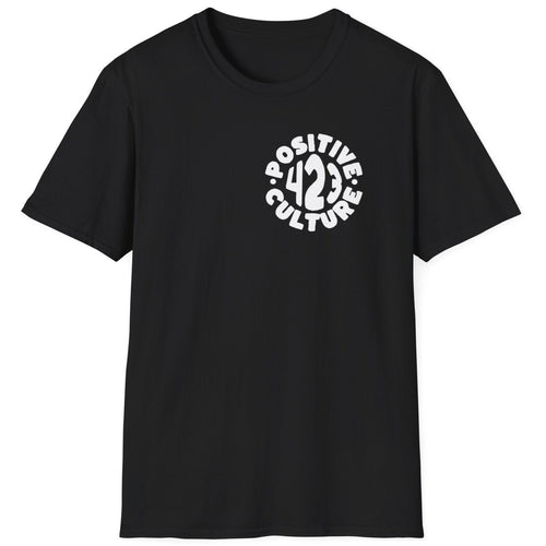 Elevate your style with our SS T-Shirt featuring the 423 Positive Culture Logo. Show off your love for Chattanooga while enjoying the comfort of this T-Shirt.
